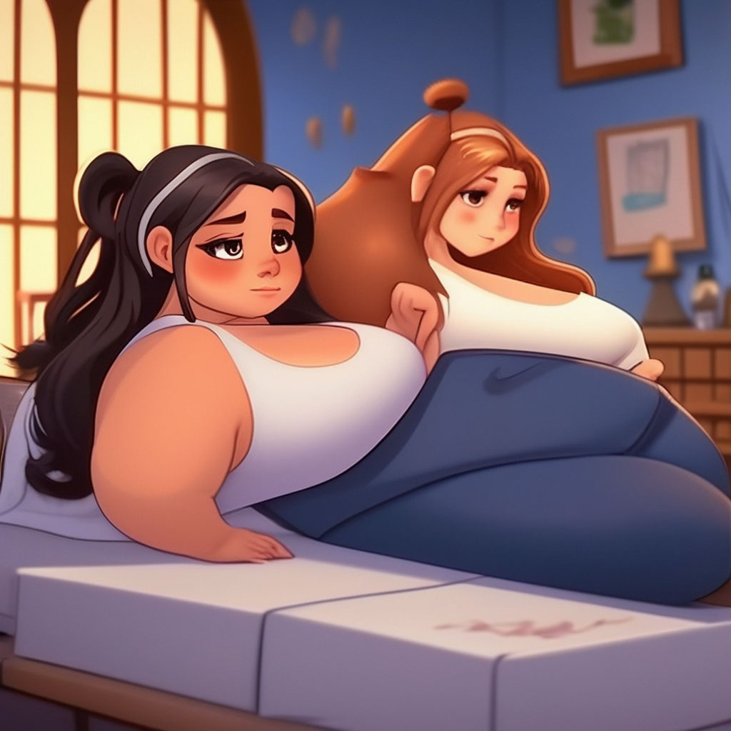 Порно видео толстая девушка доминирует над худенькой
