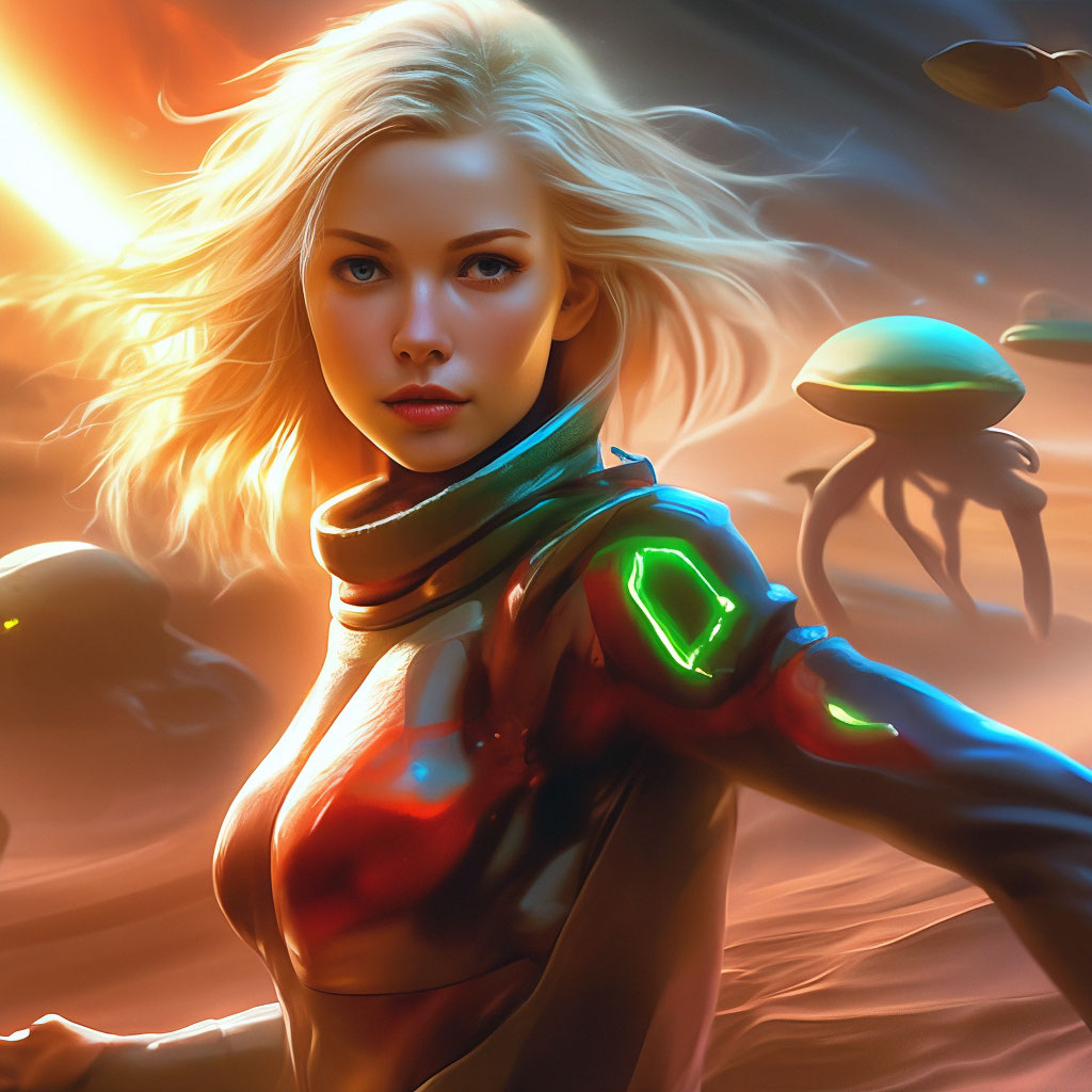 "Sci-fi hero in fighting aliens,beautiful sweet girl 20 year old ...
