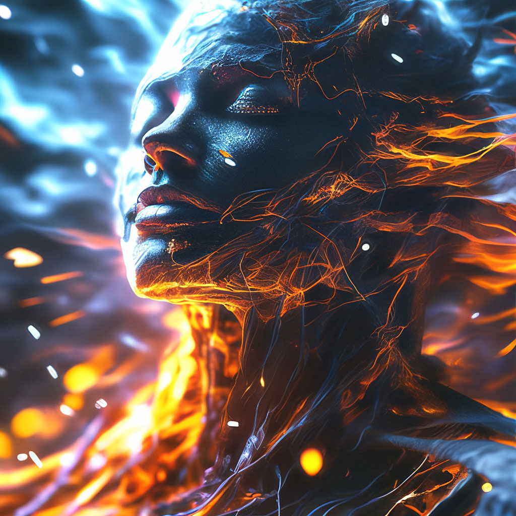 "The human shell consists of hot ashes, fluttering in the gray wind ...
