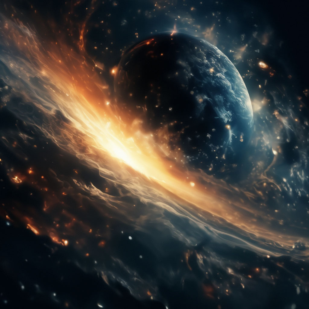 "Universe" — image created in Shedevrum