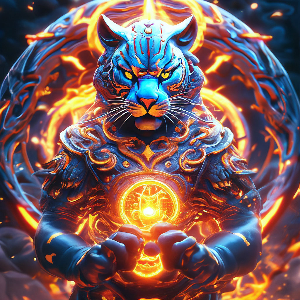 " China spirit infinity+rings+ elemental gremlin …" — image created in ...