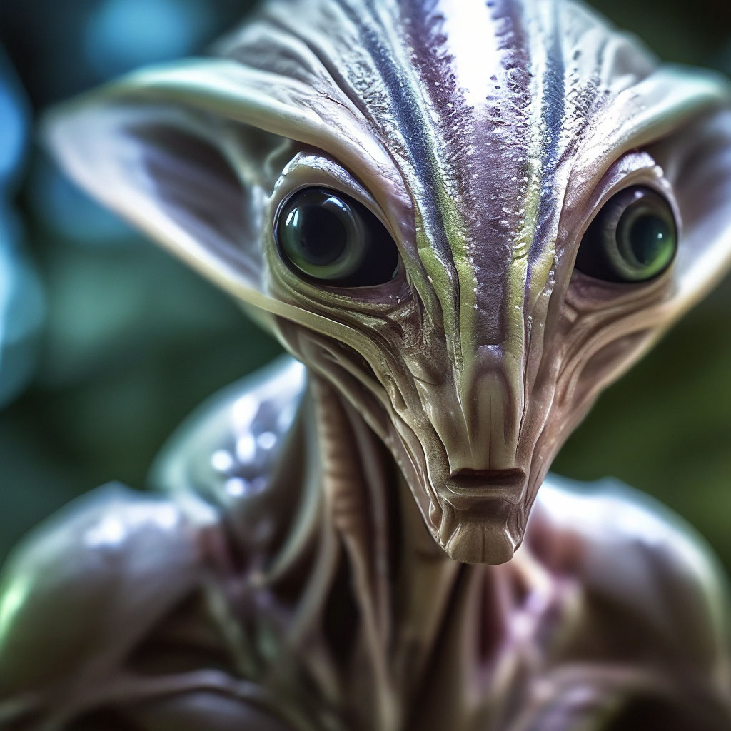 Alien creature, beautiful, alive, realistic,cinematic,33k,high quality ...