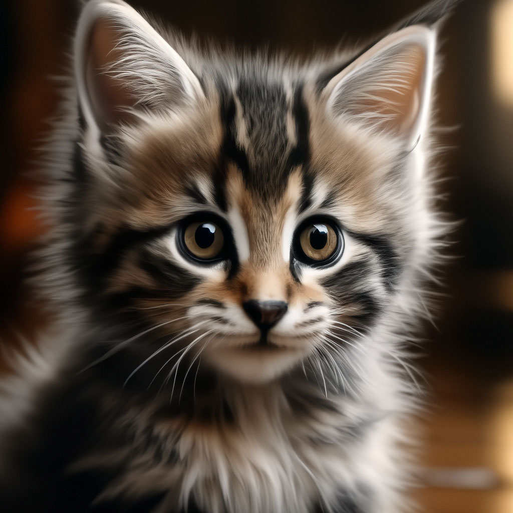 Котенок с рекламы вискас» — создано в Шедевруме