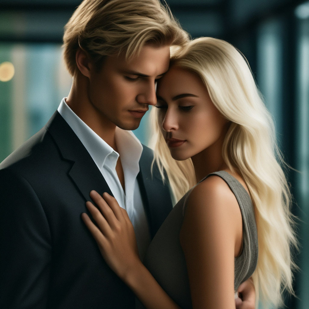 in-the-office-a-young-man-in-symbiosis-with-a-beautiful-blonde-girl