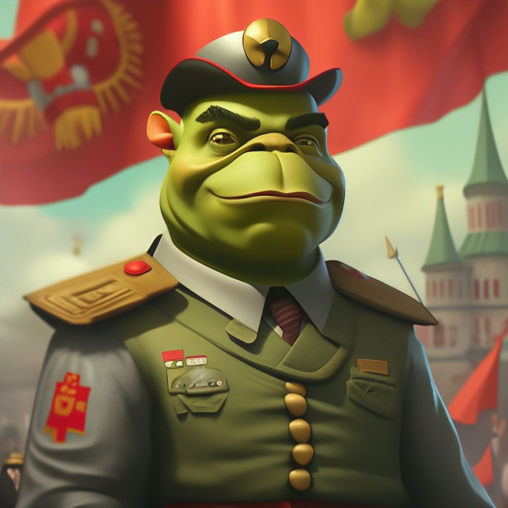 Communist Shrek — Image Created In Shedevrum 