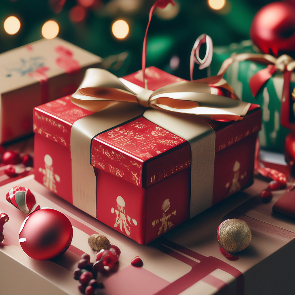 "A gift for the new year" — image created in Shedevrum