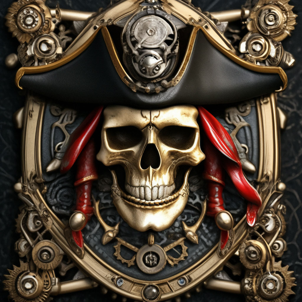 Значок Пирата (уп. 6шт)