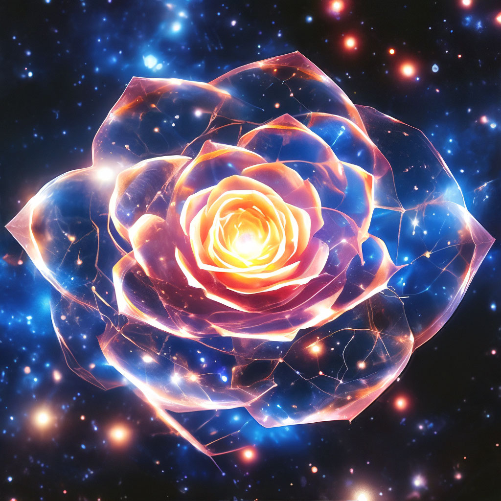 the-universe-is-in-the-form-of-a-transparent-rose-where-each-petal-has