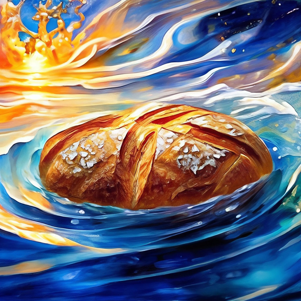 Пускай свой хлеб по водам, потому …» — создано в Шедевруме