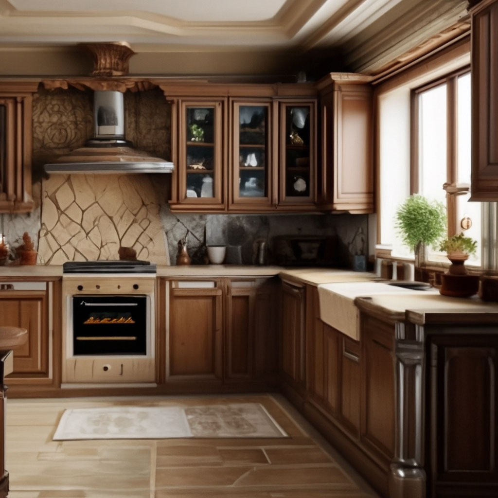 Дизайн кухни коричневого цвета (реальные фото)
