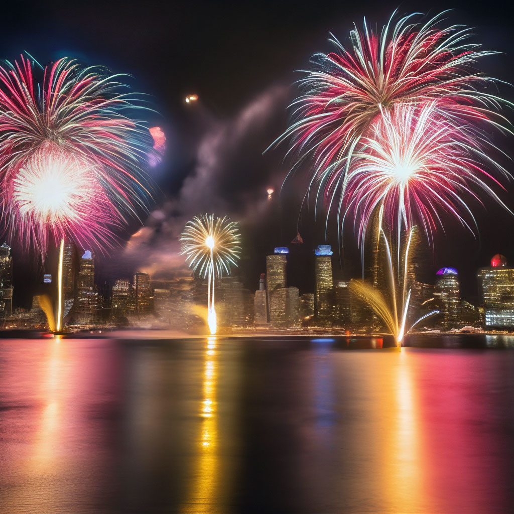 "Happy New Year to everyone" — image created in Shedevrum
