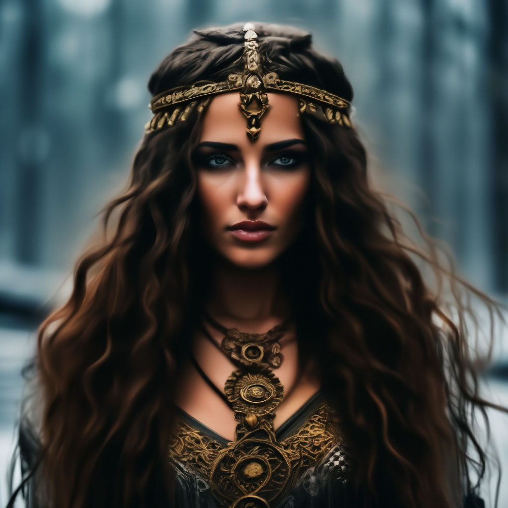 "Wishing The goddess of weeping longing Slavic gods" — image created in ...