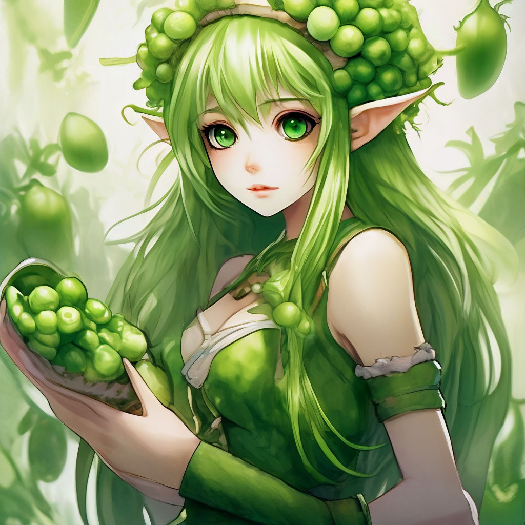 poster, graphic drawing, pixie elf, anime realism, absolutely white ...