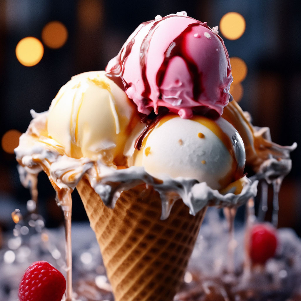"🍨 ice cream dessert 💕 Fantasy hyperdetalization,studio light