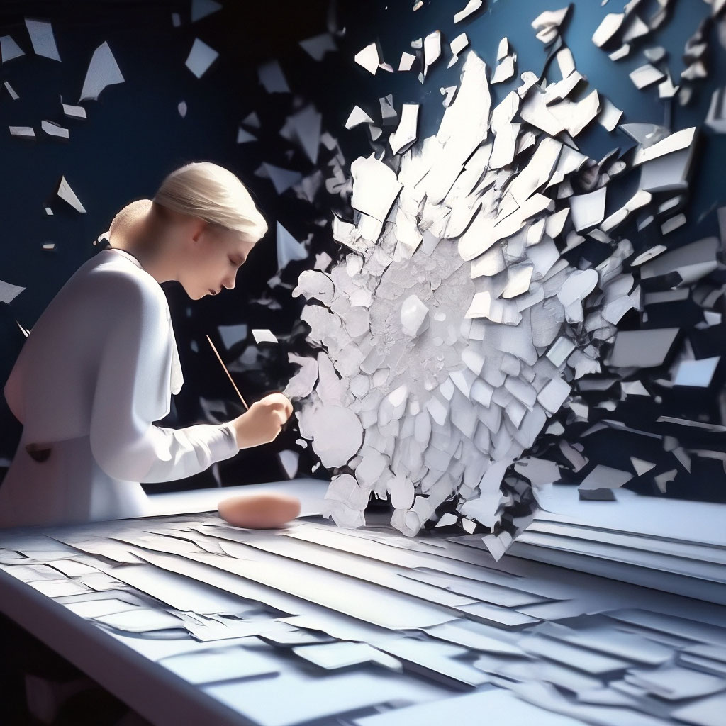 "Animation with the effect of drawing on a white board. Conceptualism ...