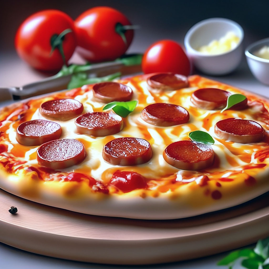 Пицца с колбасой и сыром – пошаговый рецепт приготовления с фото
