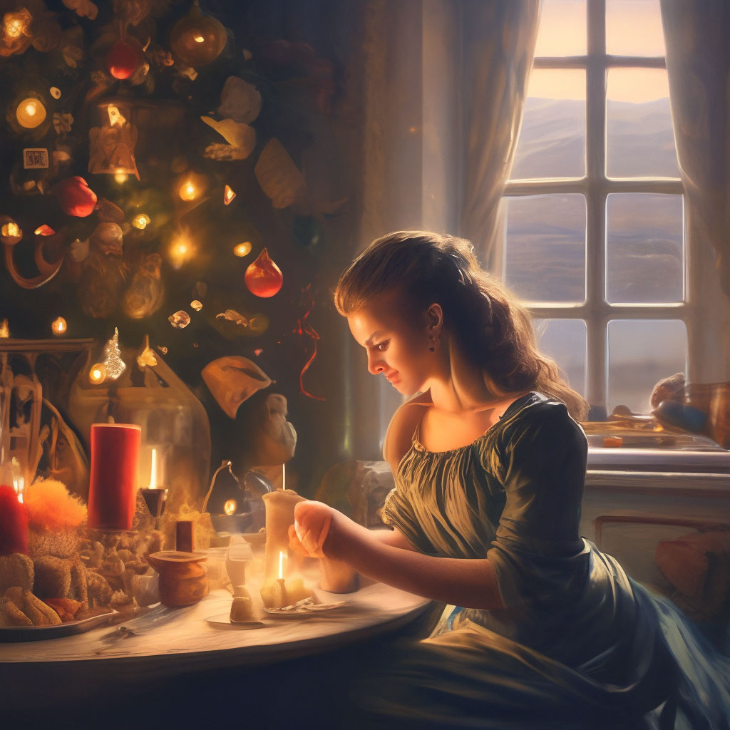 "The New Year is personal." — image created in Shedevrum