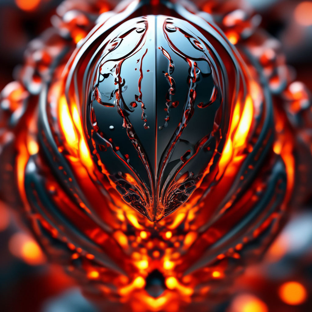 "A hybrid of fractal quantum fabulous biosphere and alien flora+ ...