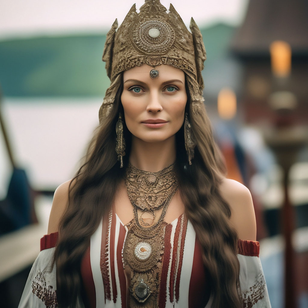 "The ancient Slavic goddess Mara Marena" — image created in Shedevrum