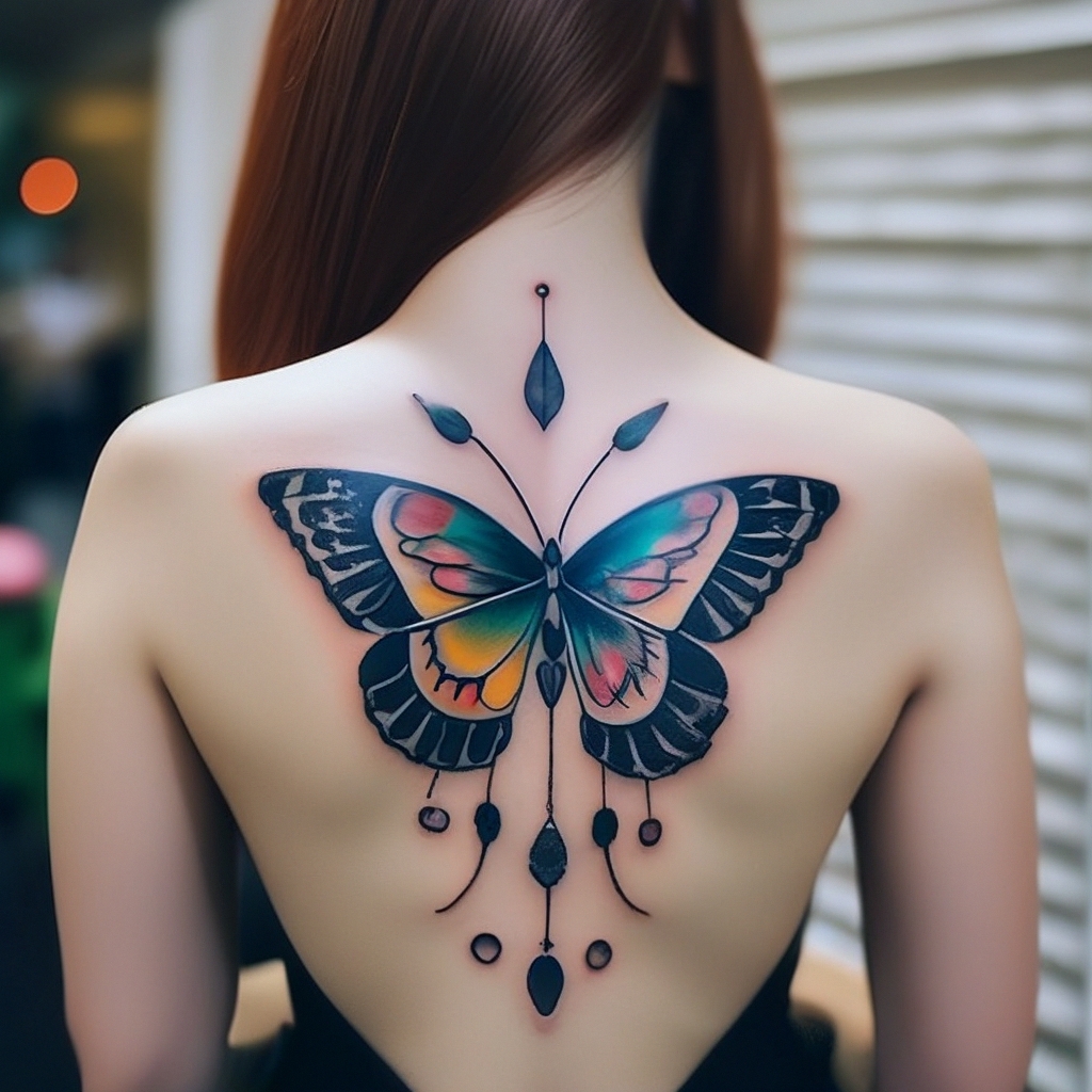татуировка бабочка на зоне что означает | Дзен
