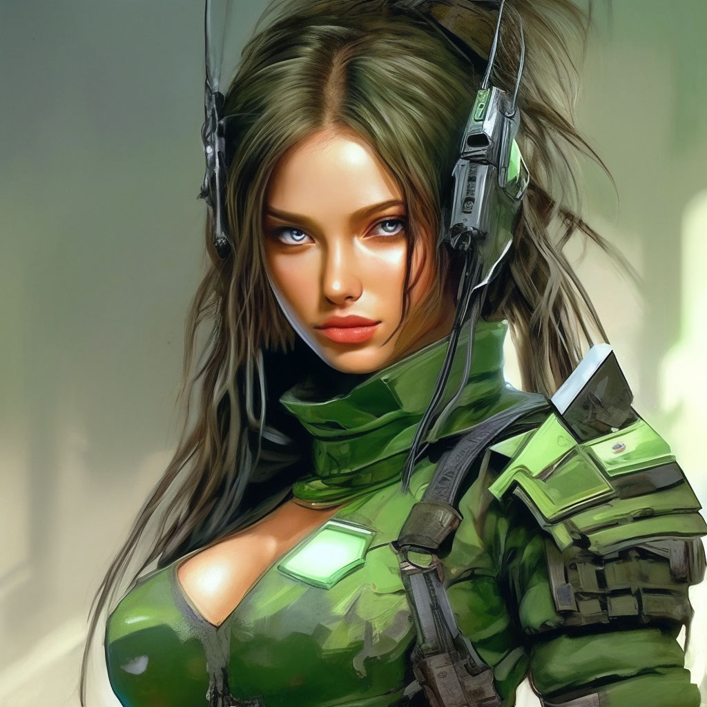 Красивая русская девушка воин , …» — создано в Шедевруме
