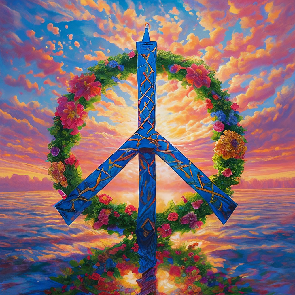 "A symbol of peace" — image created in Shedevrum