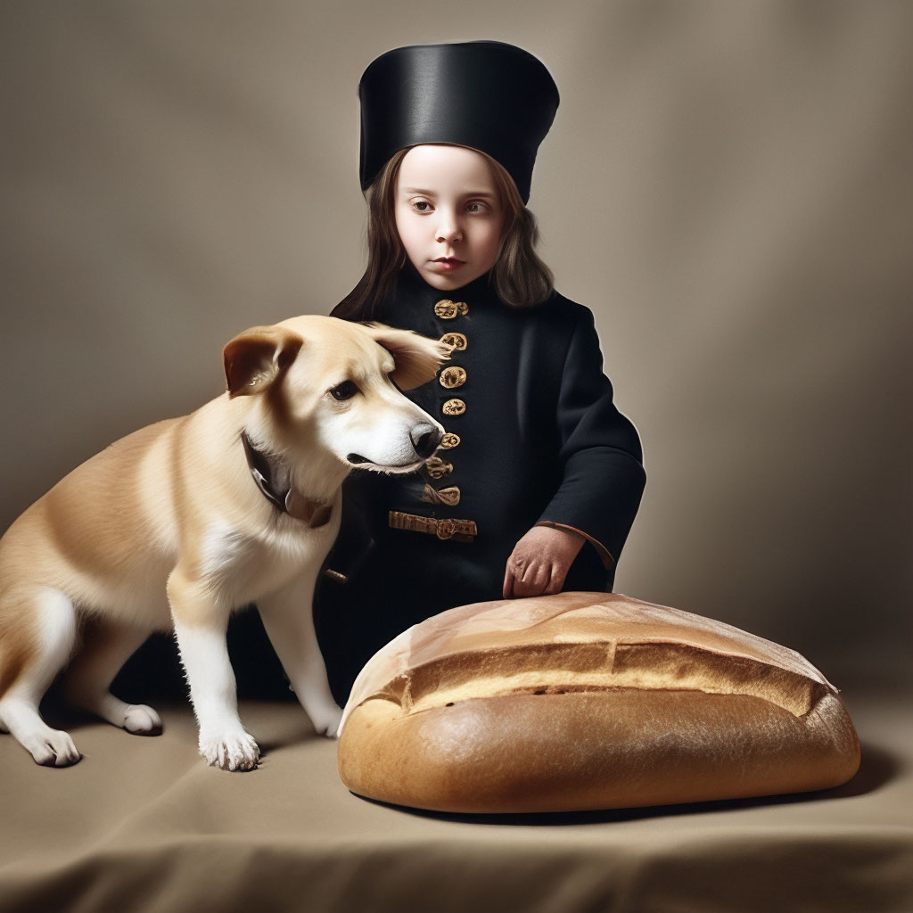 Мелкий еврей ест собаку которая …» — создано в Шедевруме