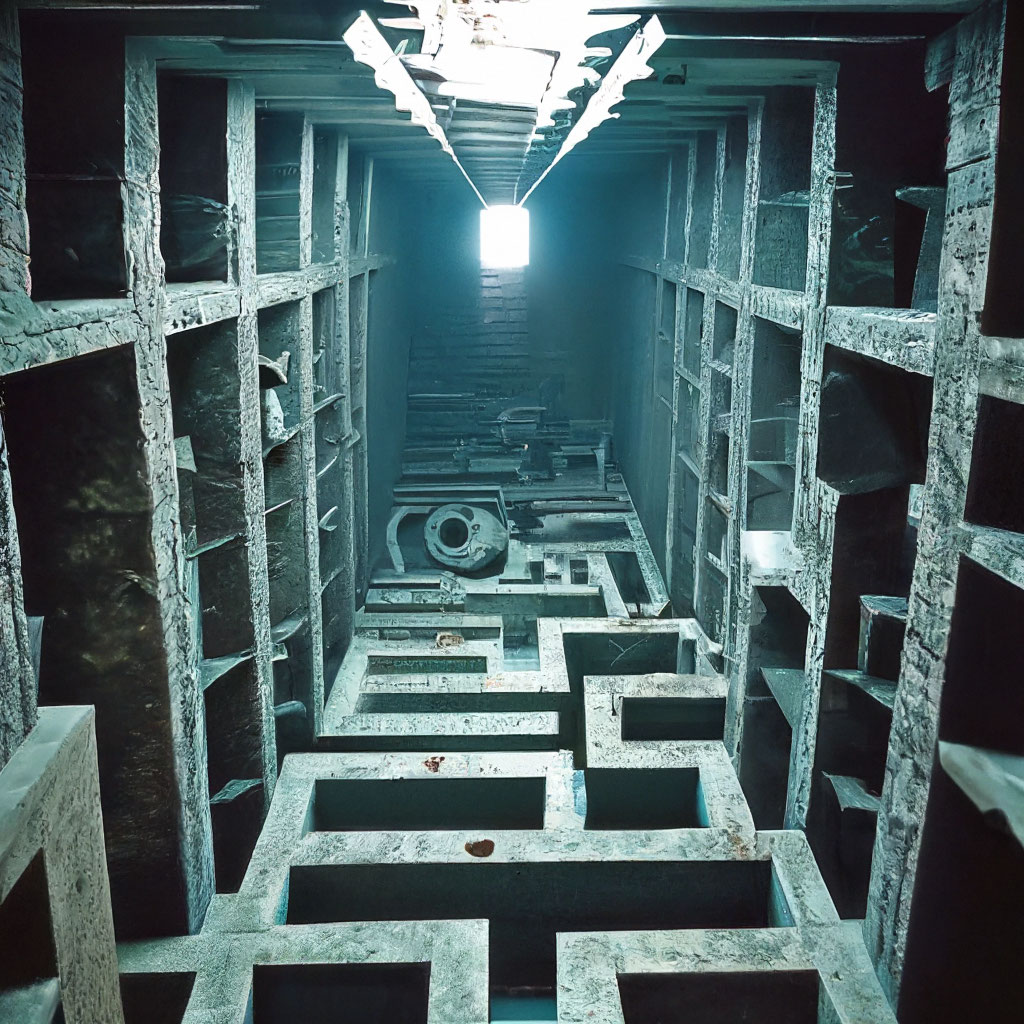 "Basement-labyrinth, infinity, gateway to the underworld" — image ...