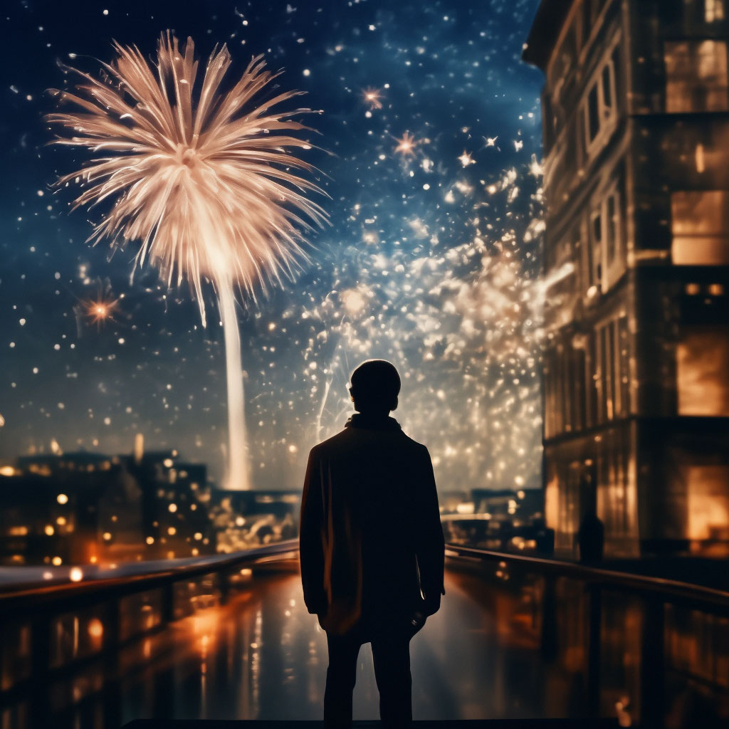 "And you come like a New Year" — image created in Shedevrum