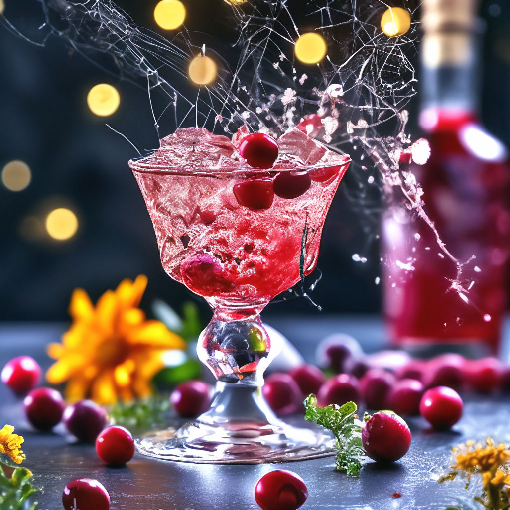 fragrant-cranberry-vodka-in-an-icy-high-shot-on-a-slate-board