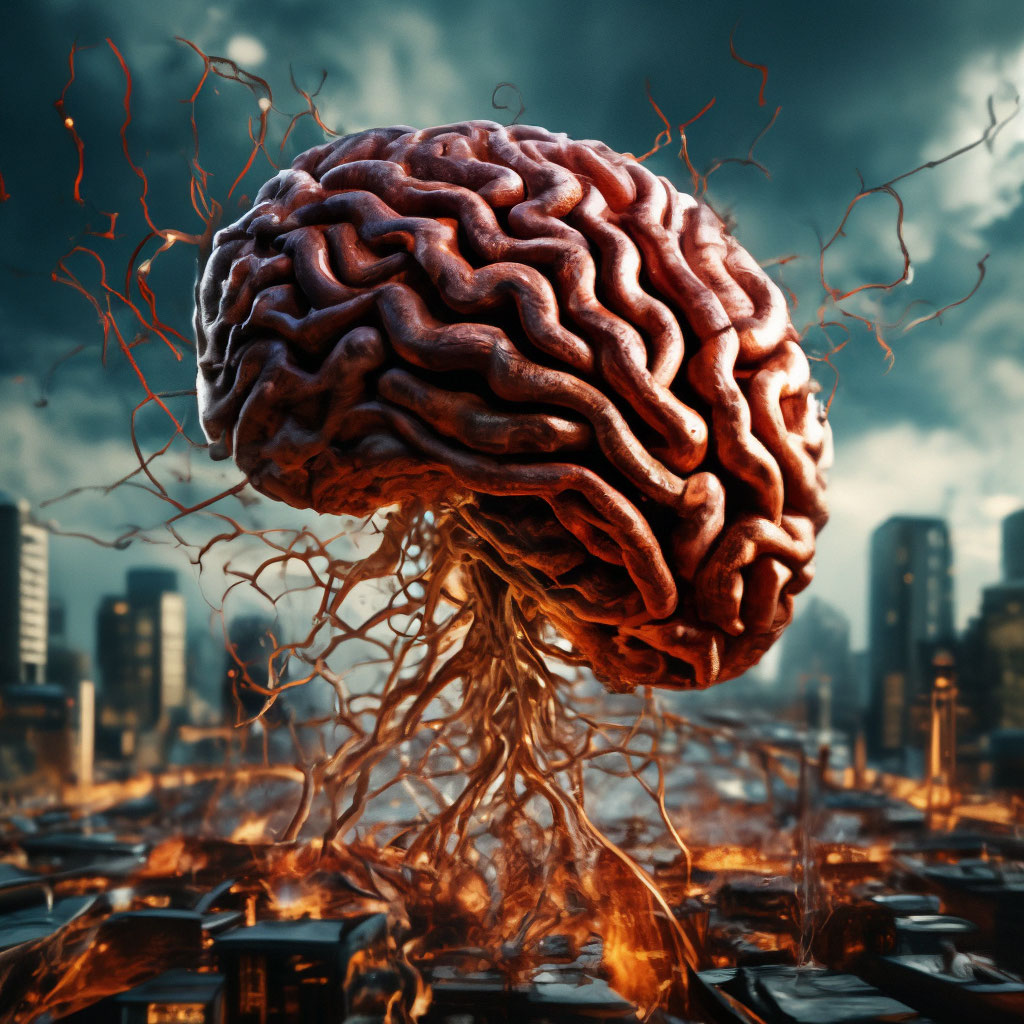 "Brains" — image created in Shedevrum