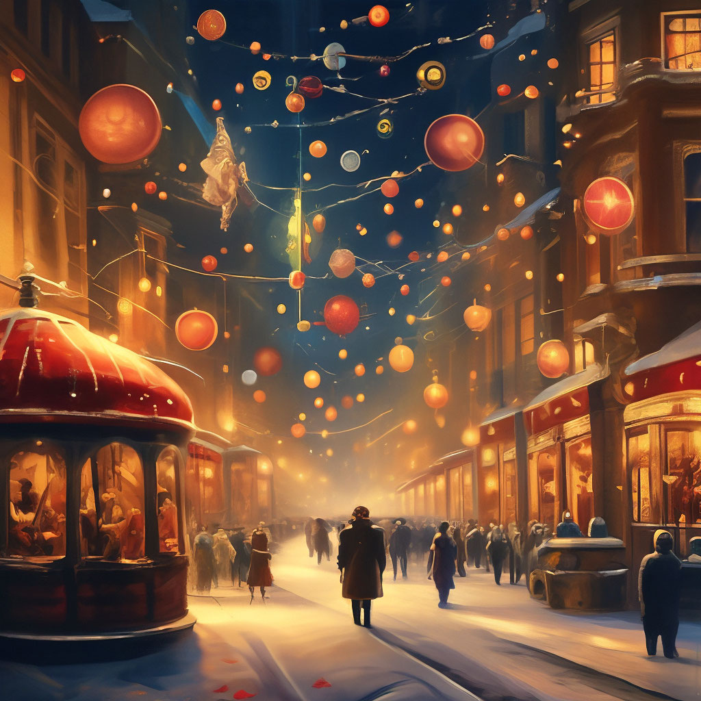 "New year" — image created in Shedevrum