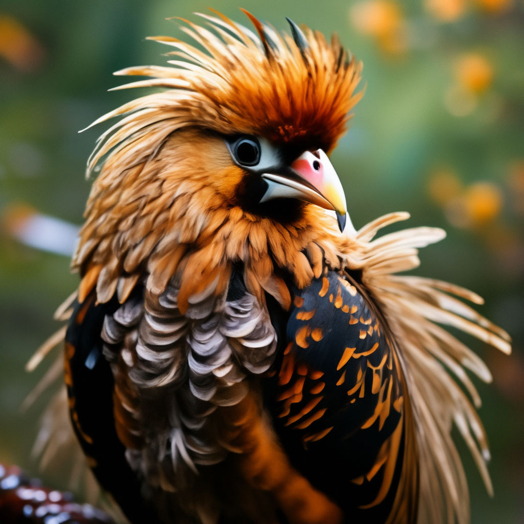 A Miracle In Feathers Fabulous — Image Created In Shedevrum 