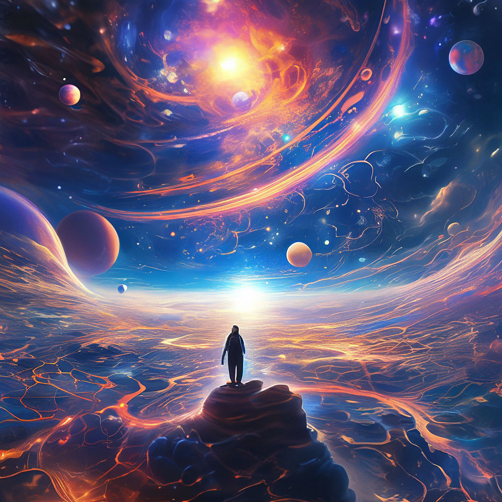 "Universe" — image created in Shedevrum