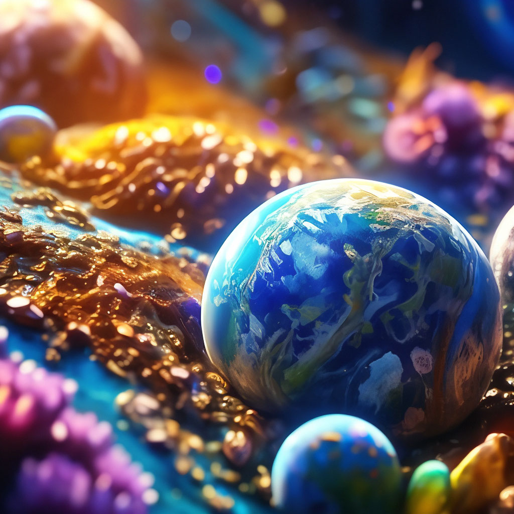 "The origin of life on earth, the first signs of life on earth, f/16, 1 ...