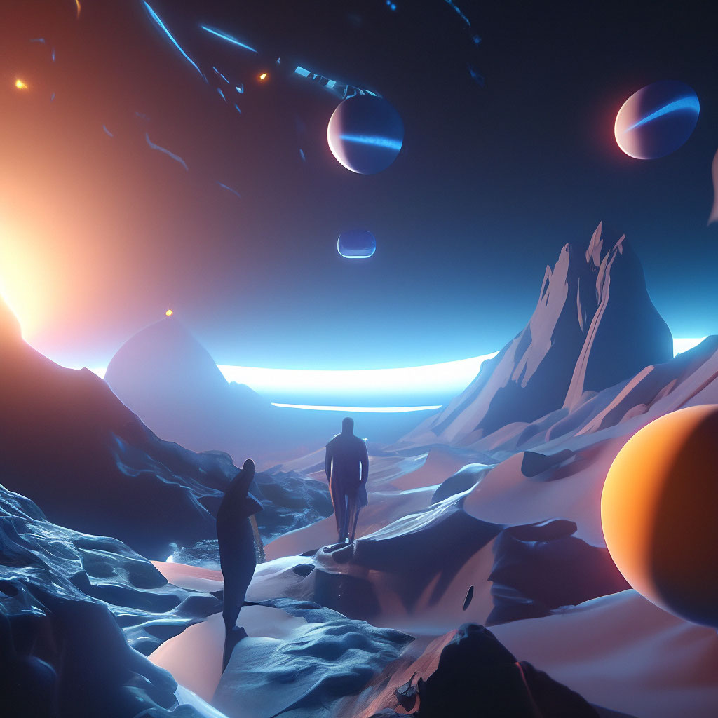 "Universe" — image created in Shedevrum