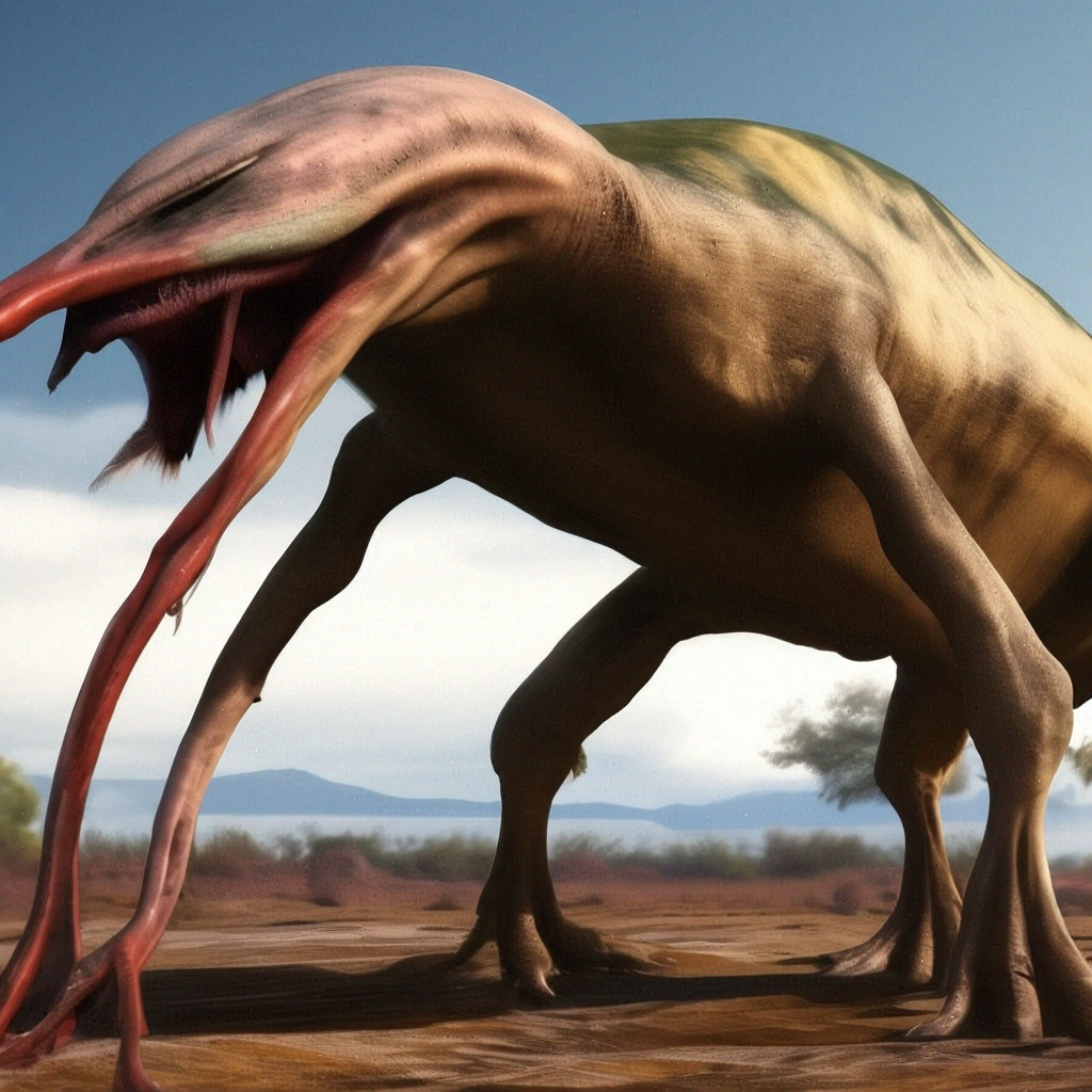 "Speculative biology, a strange huge terrestrial creature" — image ...