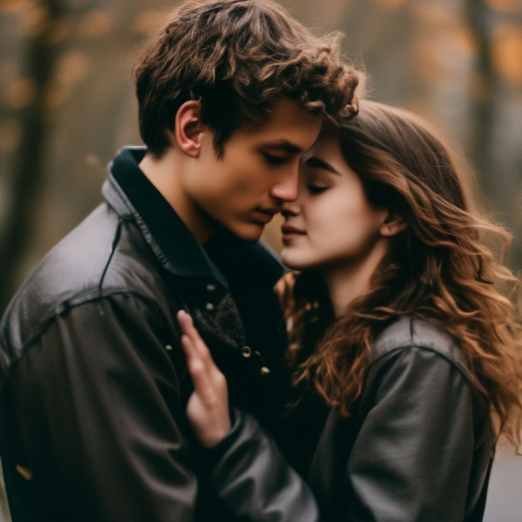 "A young man in love" — image created in Shedevrum
