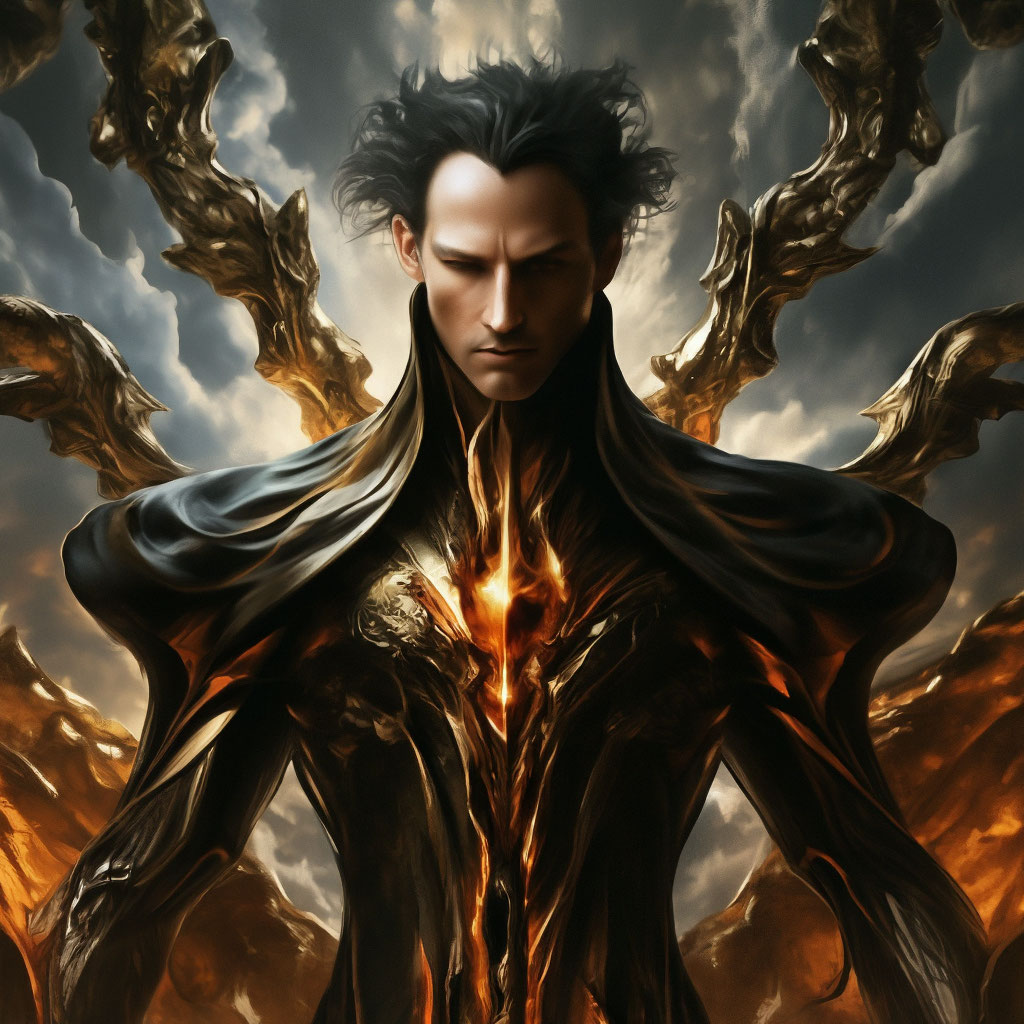 "Demiurge" — image created in Shedevrum