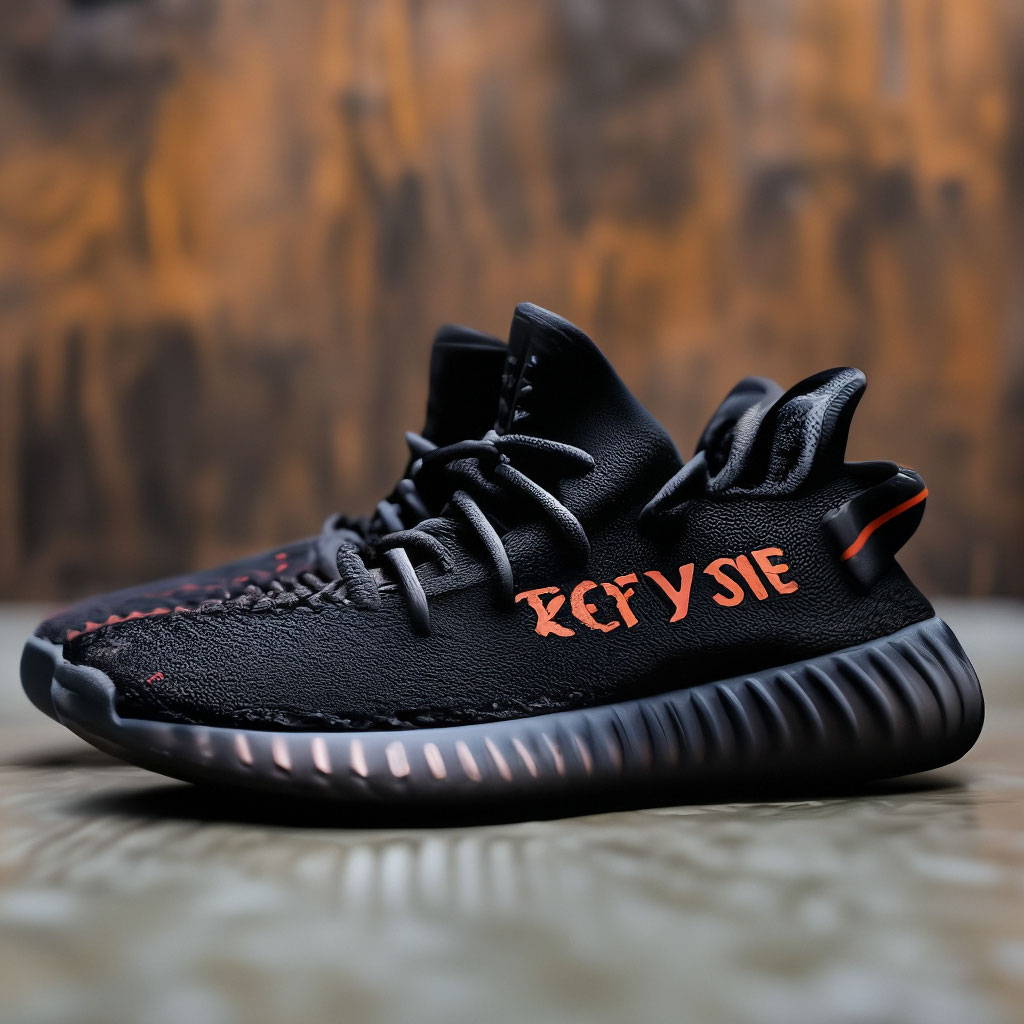 Adidas Yeezy Boost 350 sneakers in image created in Shedevrum