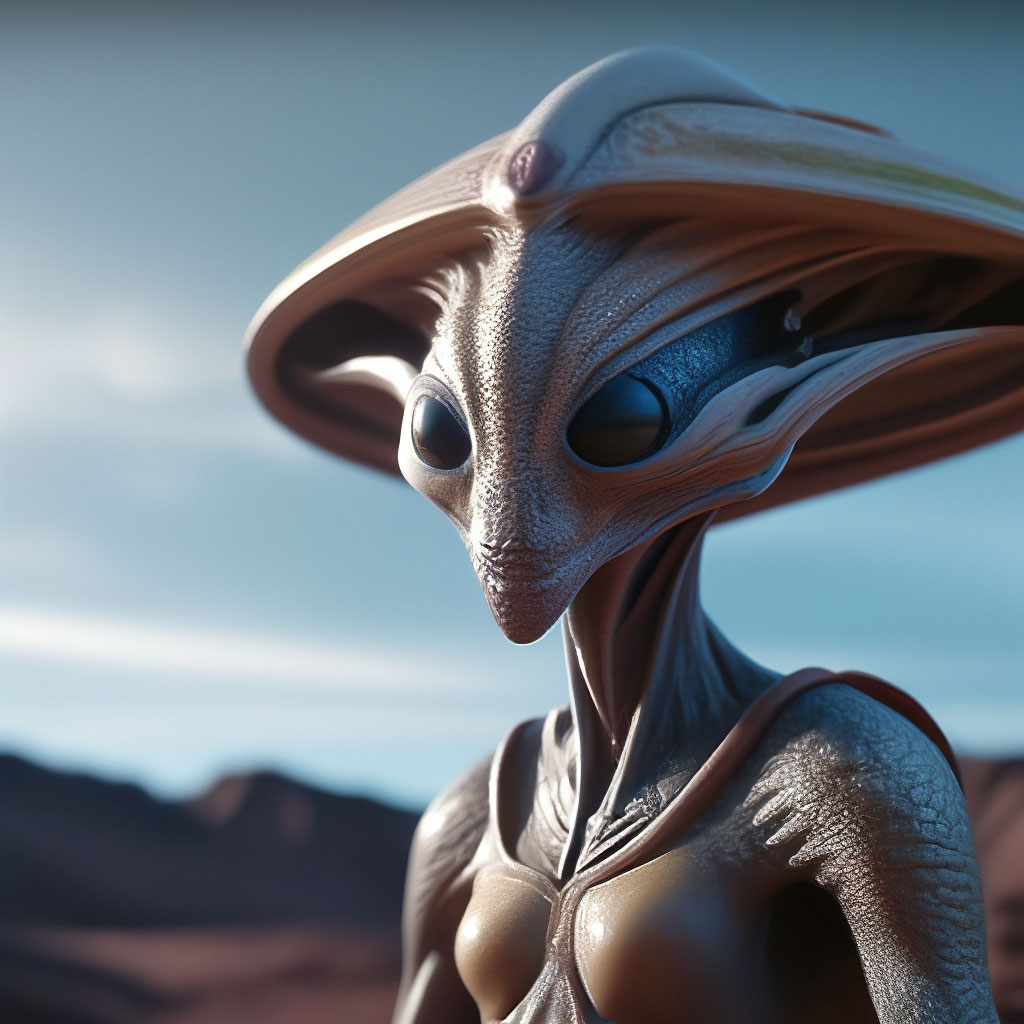 "Inhabitant of the planet jupiter, alien creature,mysticism,ufo ...