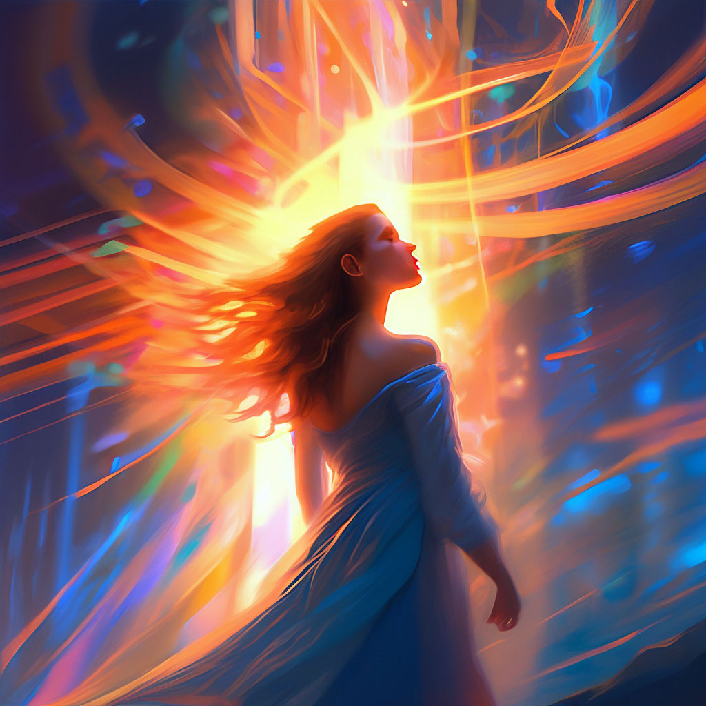 "Light" — image created in Shedevrum