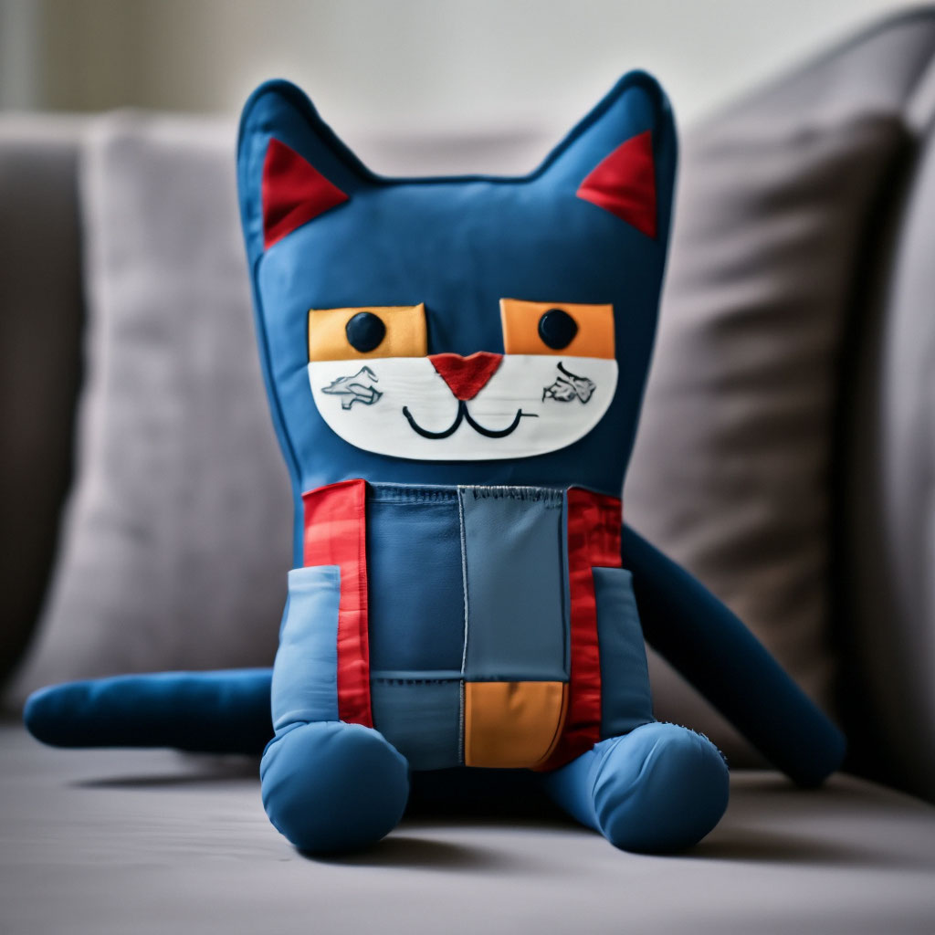 Набор для шитья текстильной игрушки Кот День-Ночь