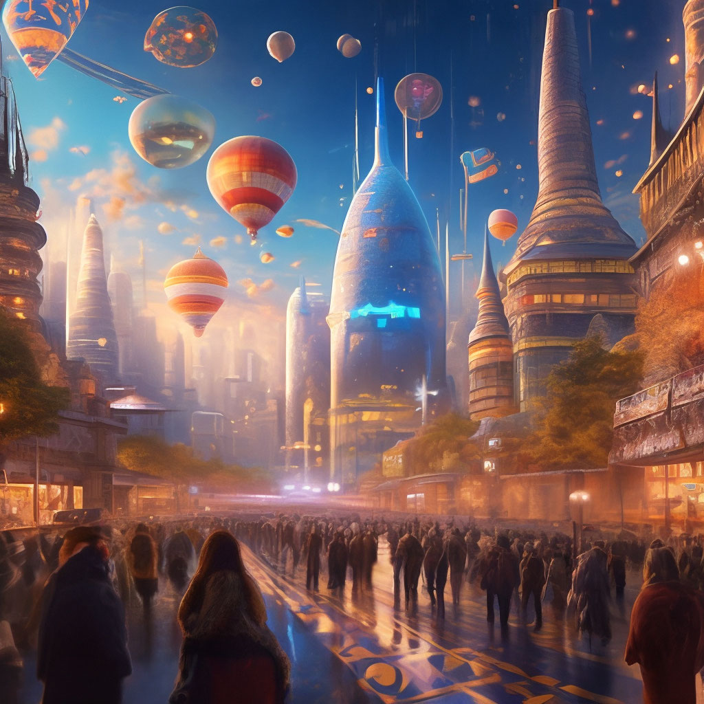 "The new year 2024 was coming and coming" — image created in Shedevrum
