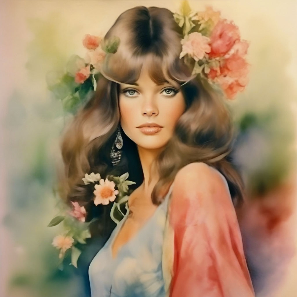 "Watercolor beauty magic" — image created in Shedevrum