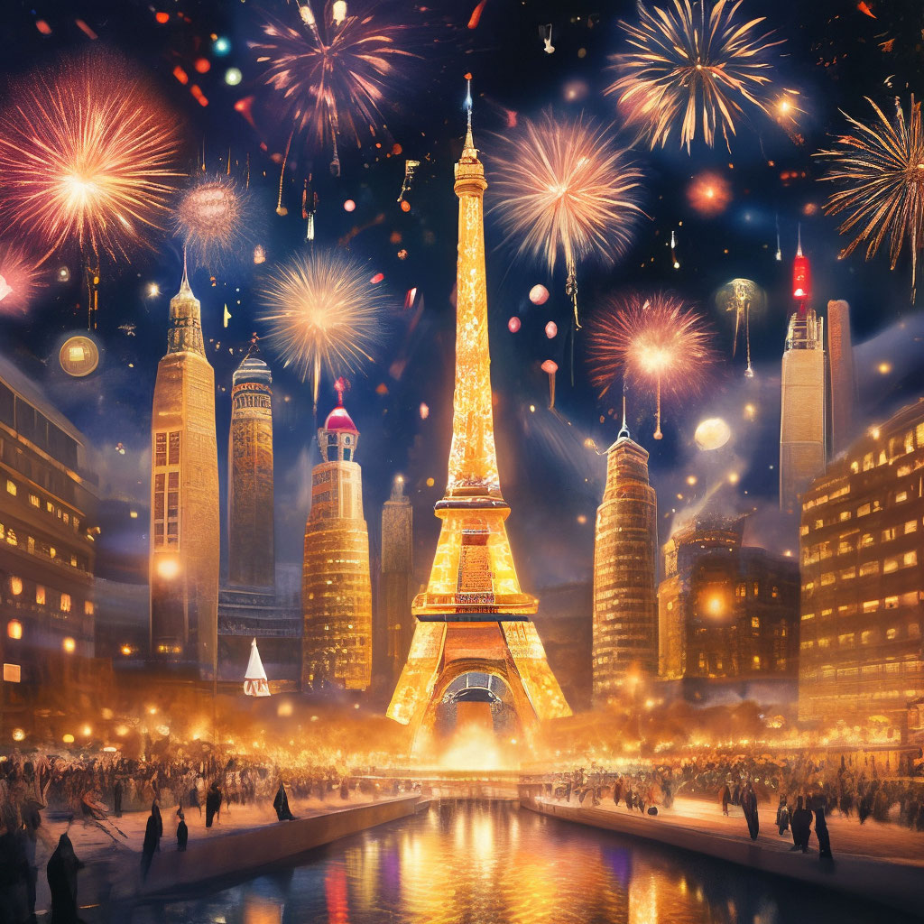 "Happy New Year!" — image created in Shedevrum