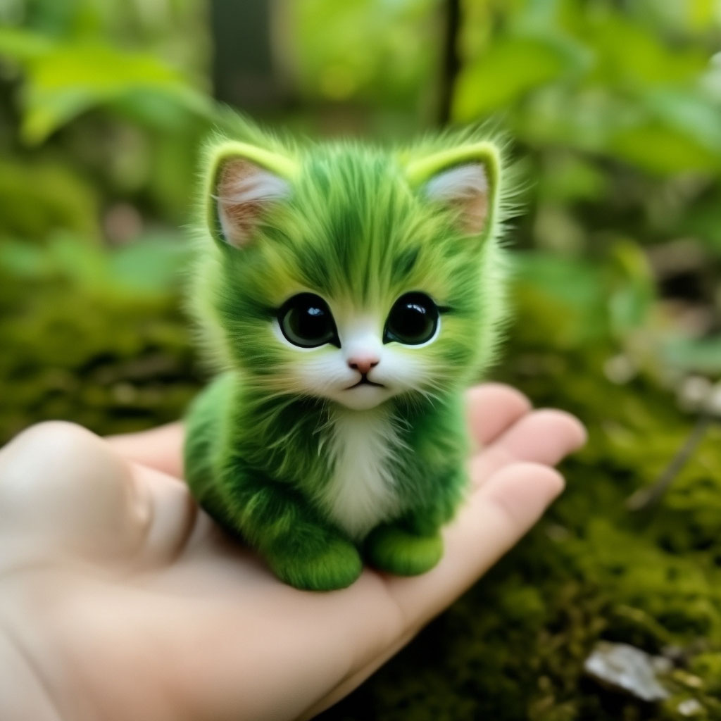 Make an Image Green in Photoshop Cats, Green, Cute cats