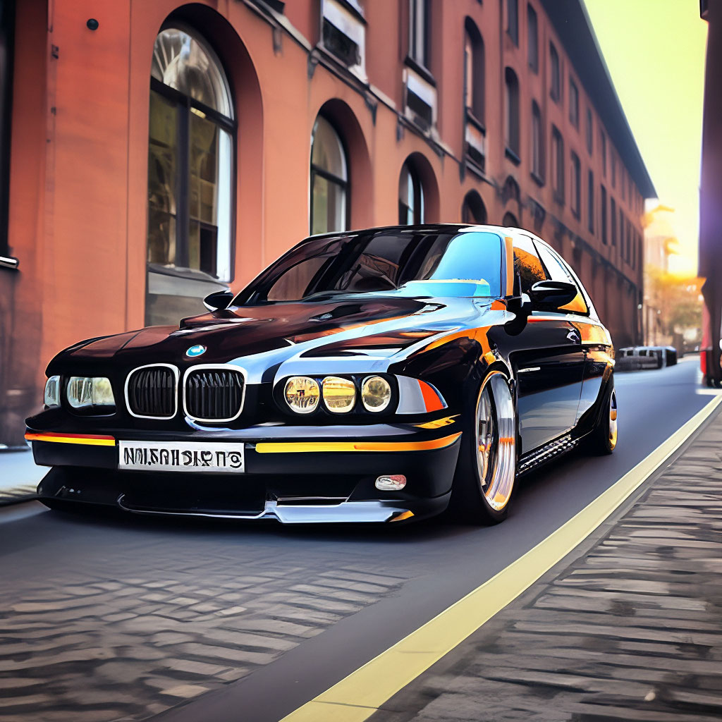 Bmw e39 tuning tinted black… | ME4TA