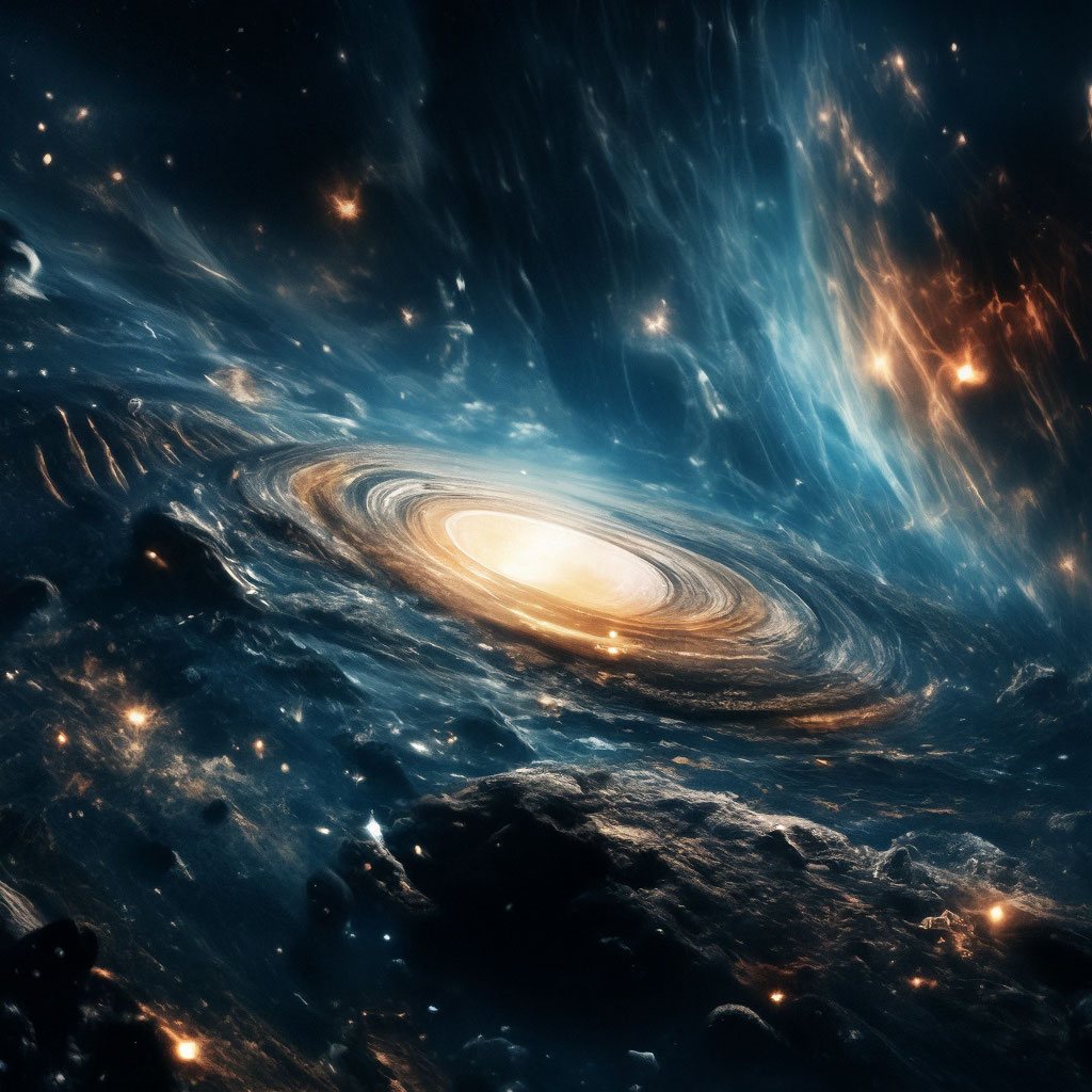 "Universe" — image created in Shedevrum