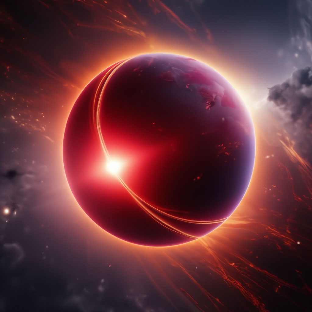 «Цифровой эффект Бетельгейзе, зенит, …» — создано в Шедевруме